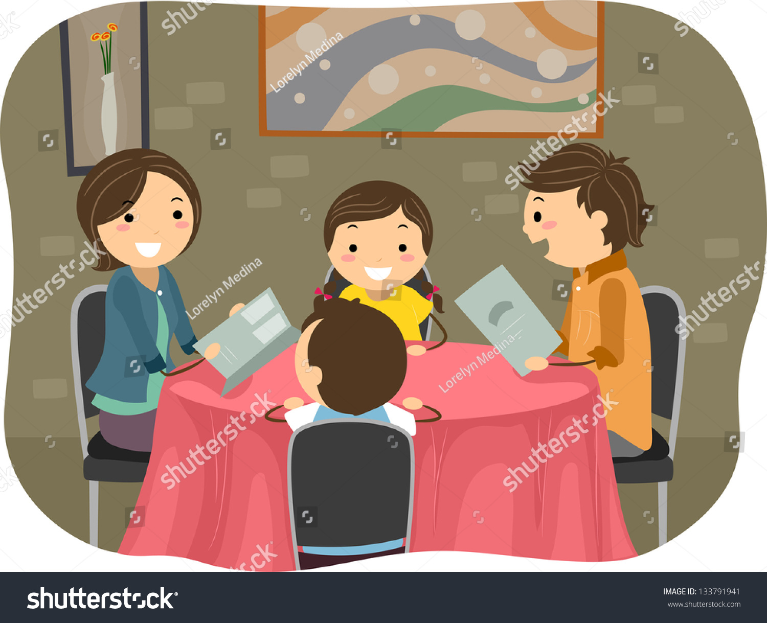 clipart eating in restaurant - photo #19