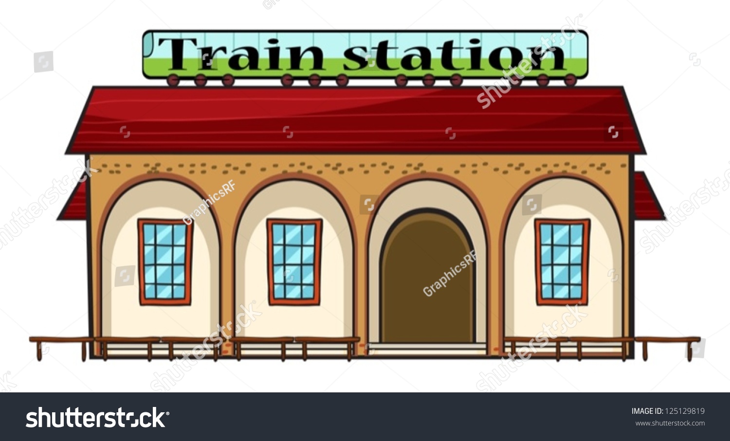 train platform clipart - photo #42