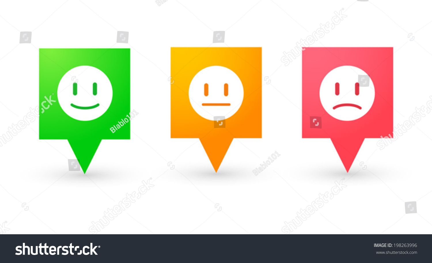 Illustration Isolated Tooltip Icon Set Stock Vector 198263996 Shutterstock 0233