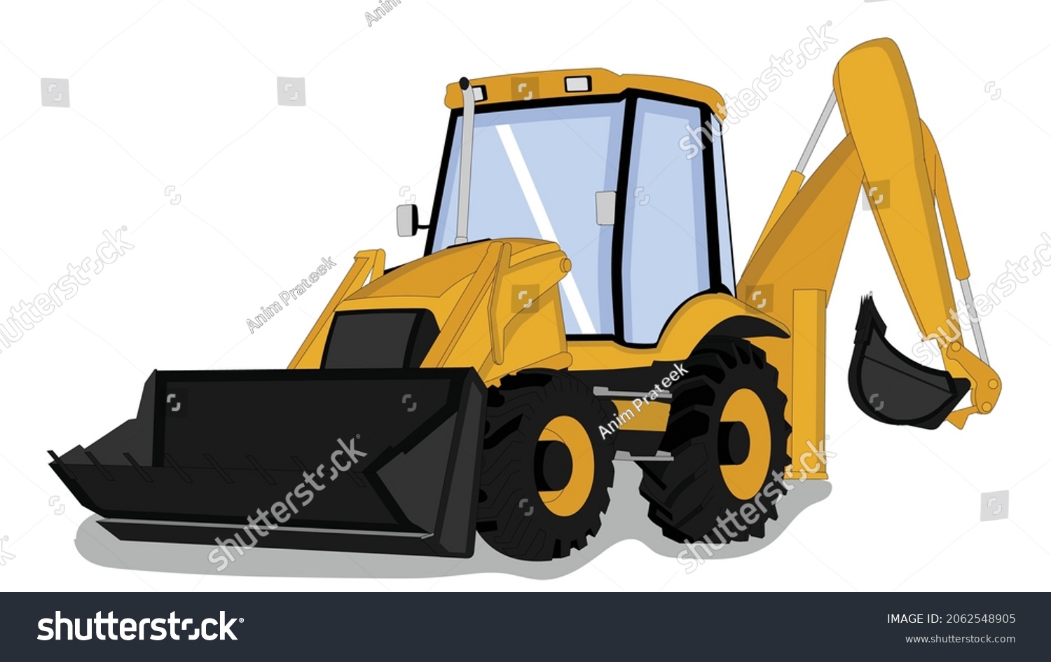 34 Jcb Machine Stock Vectors Images Vector Art Shutterstock