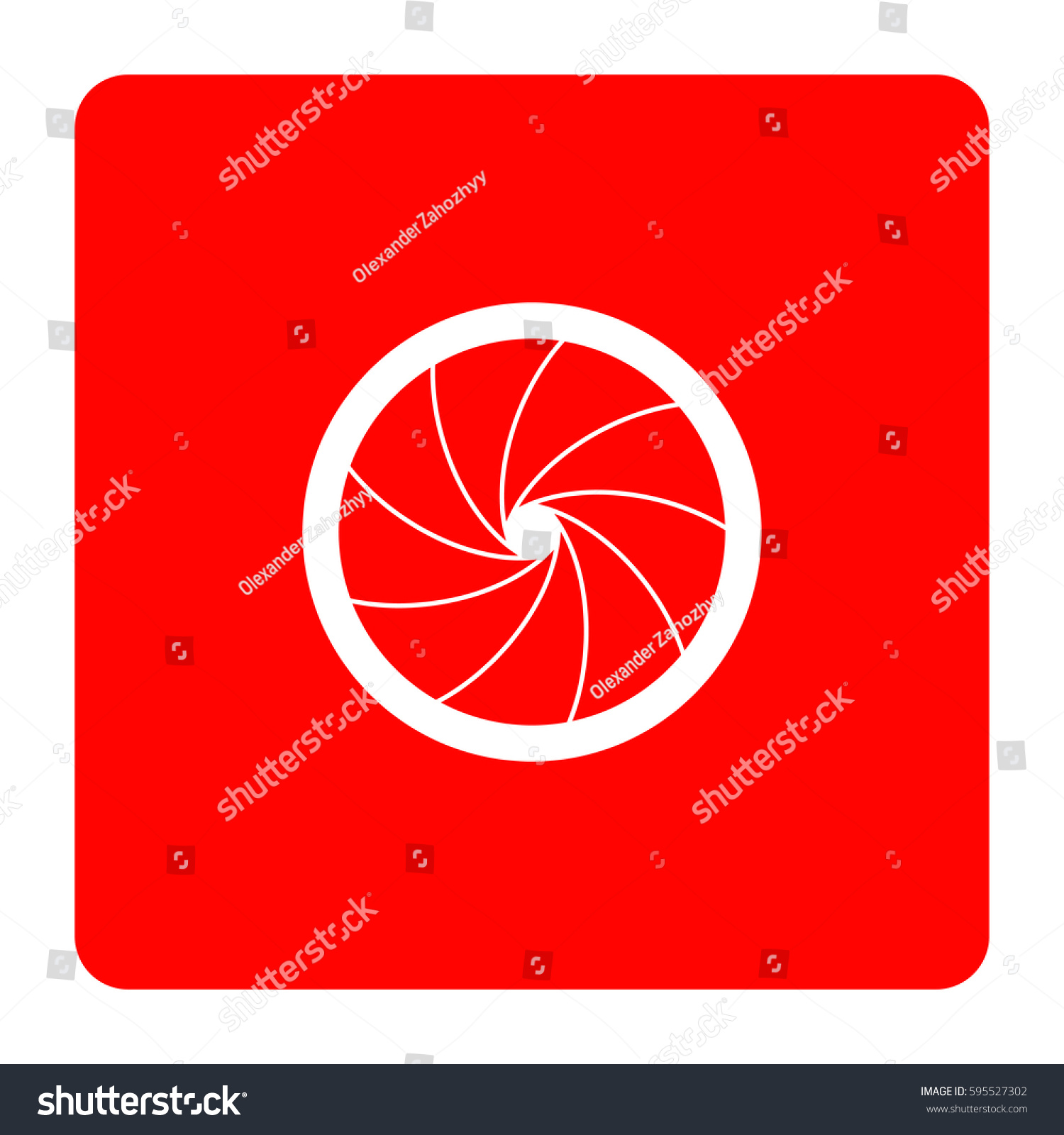 Illustration Camera Shutter Stock Vector Royalty Free