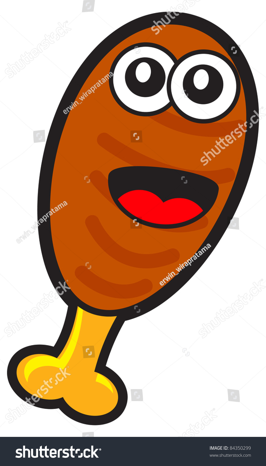 Illustration Cartoon Meat Stock Vector 84350299 - Shutterstock