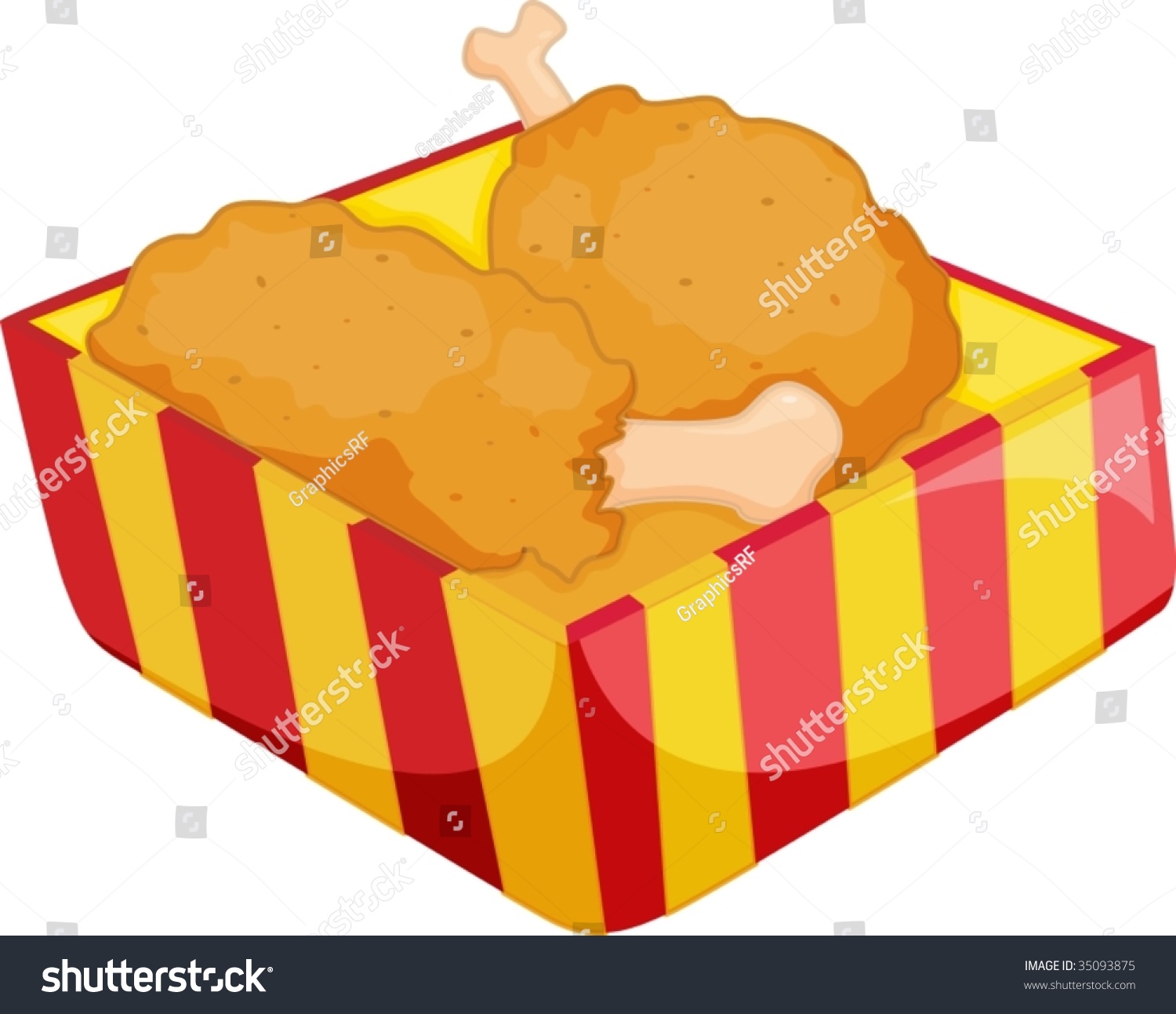 clipart fried chicken wings - photo #15