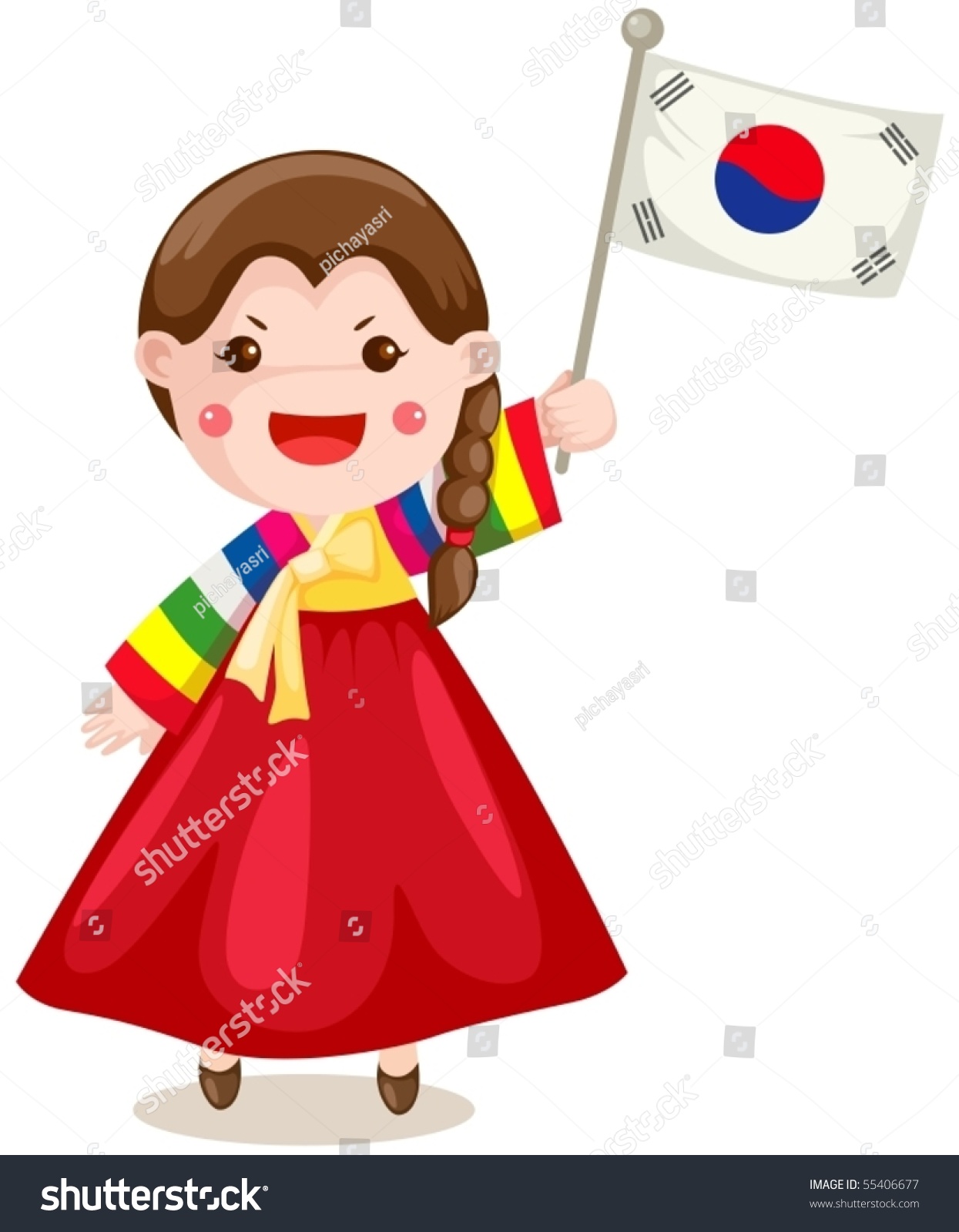korean girl clipart - photo #1