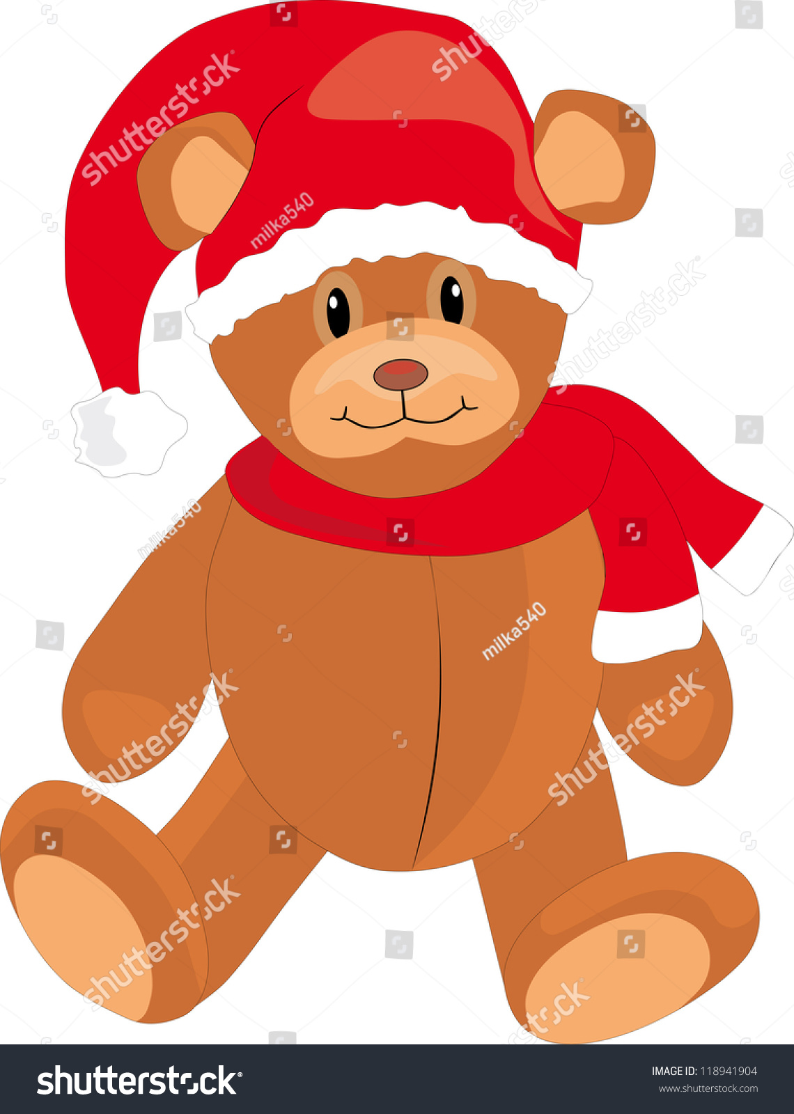 santa claus bear