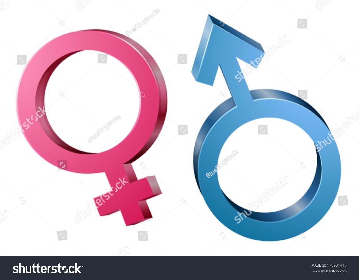 Illustration Of The Male And Female Sex Symbols On A White Background 178981415 Shutterstock