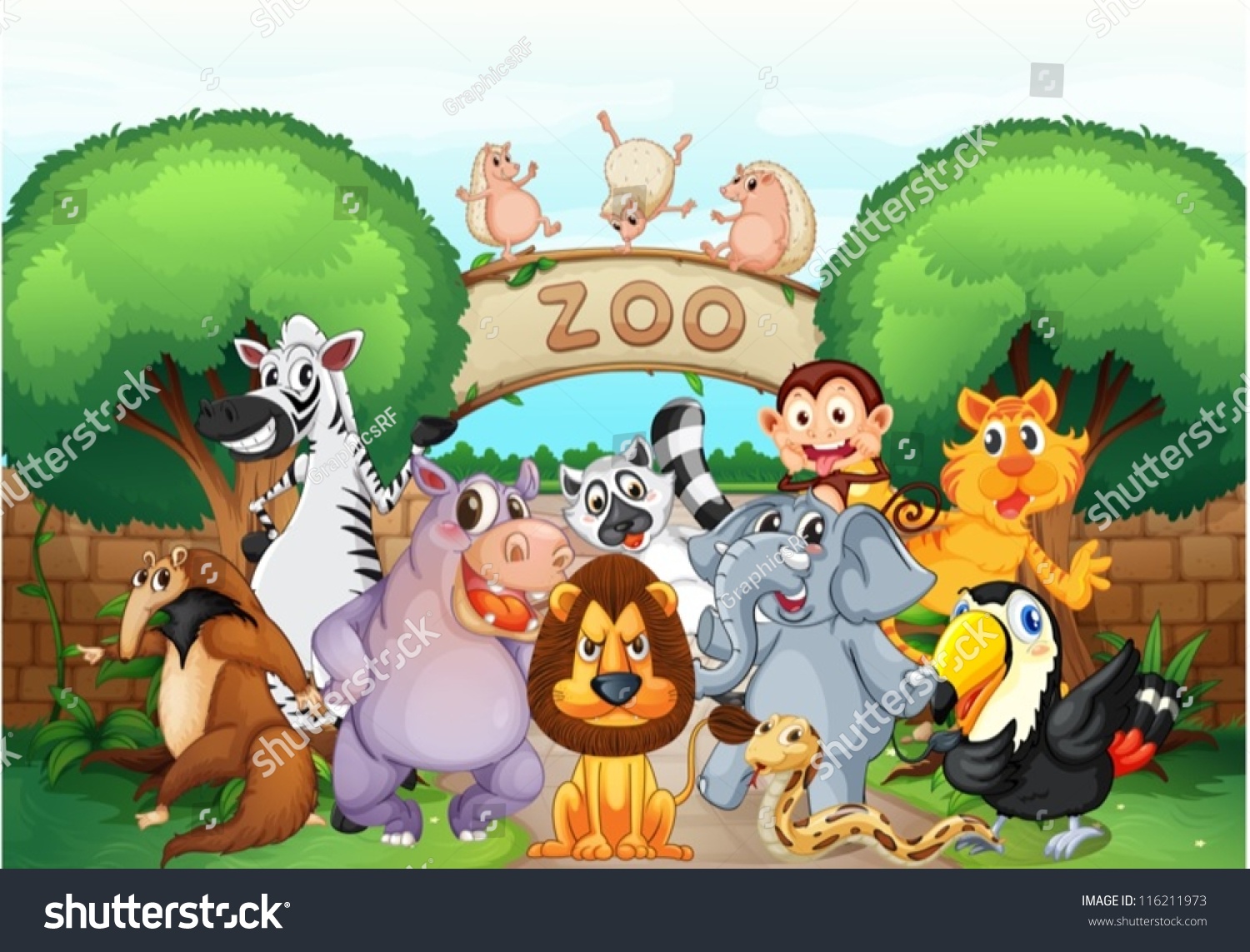 clipart animaux du zoo - photo #28