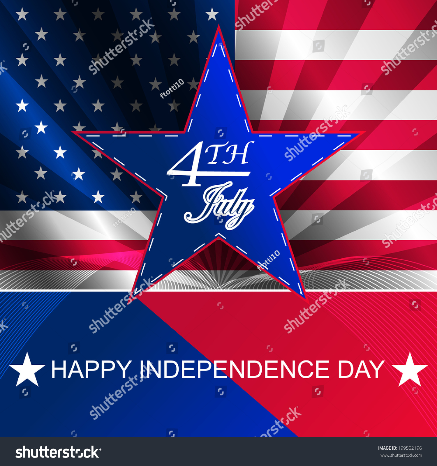 Independence Day, Vector Background/Design For Poster, Print Or