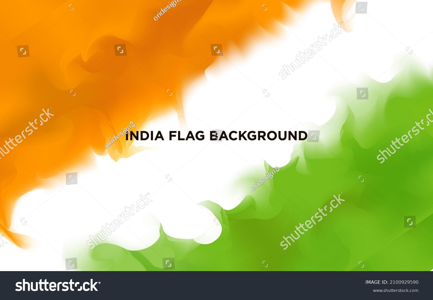 Indian Flag Background Illustration Mesh Tool Stock Vector Royalty