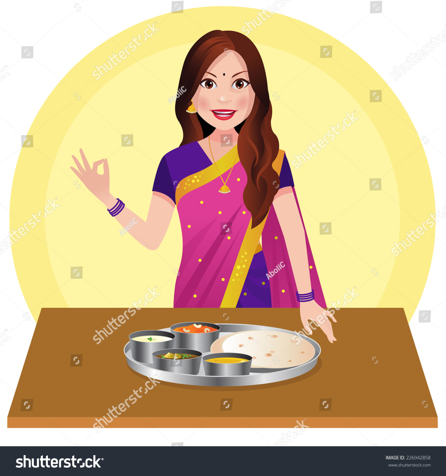 clipart woman cooking food - photo #44