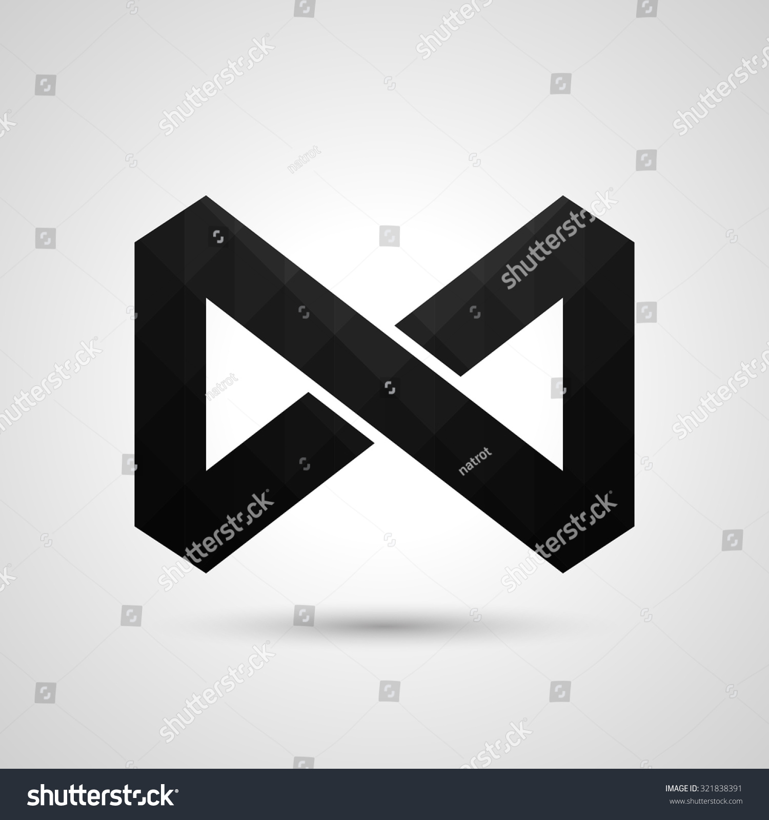 Infinity Symbol Icon - Vector - 321838391 : Shutterstock