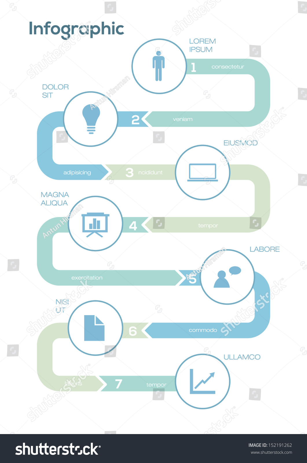 Infographic Elements Vector Illustration Stock Vector 152191262