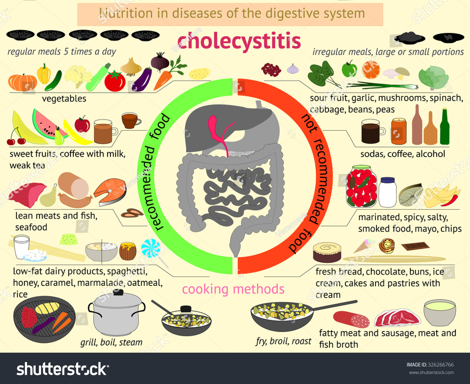 Infographics Proper Nutrition In Diseases Of The Digestive System