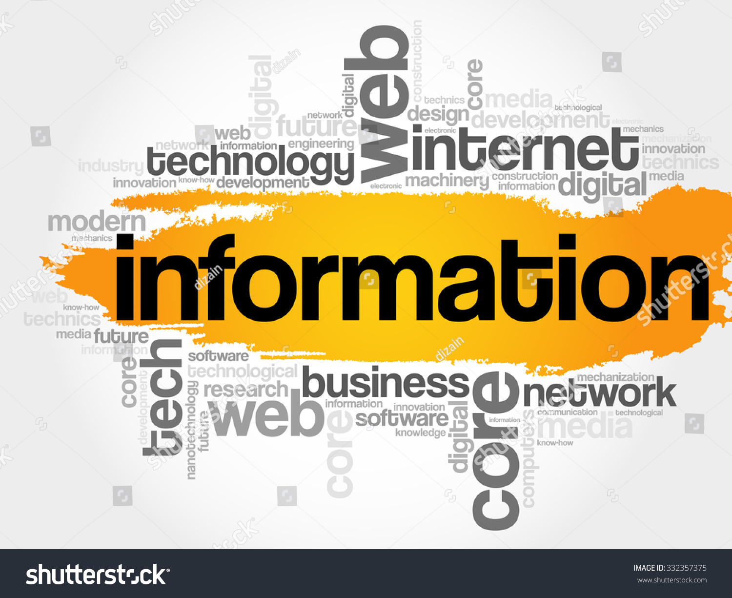 INFORMATION word cloud education concept INFORMATION word cloud education concept