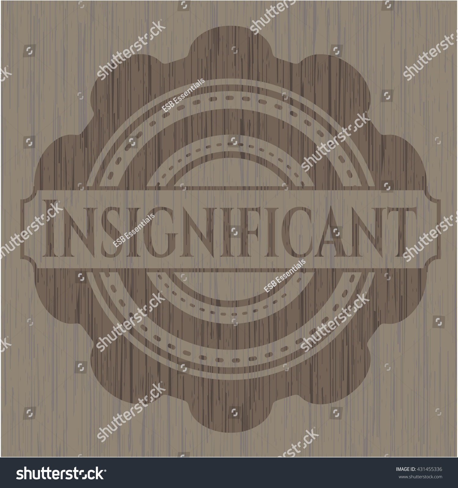 insignificant-retro-style-wooden-emblem-stock-vector-431455336