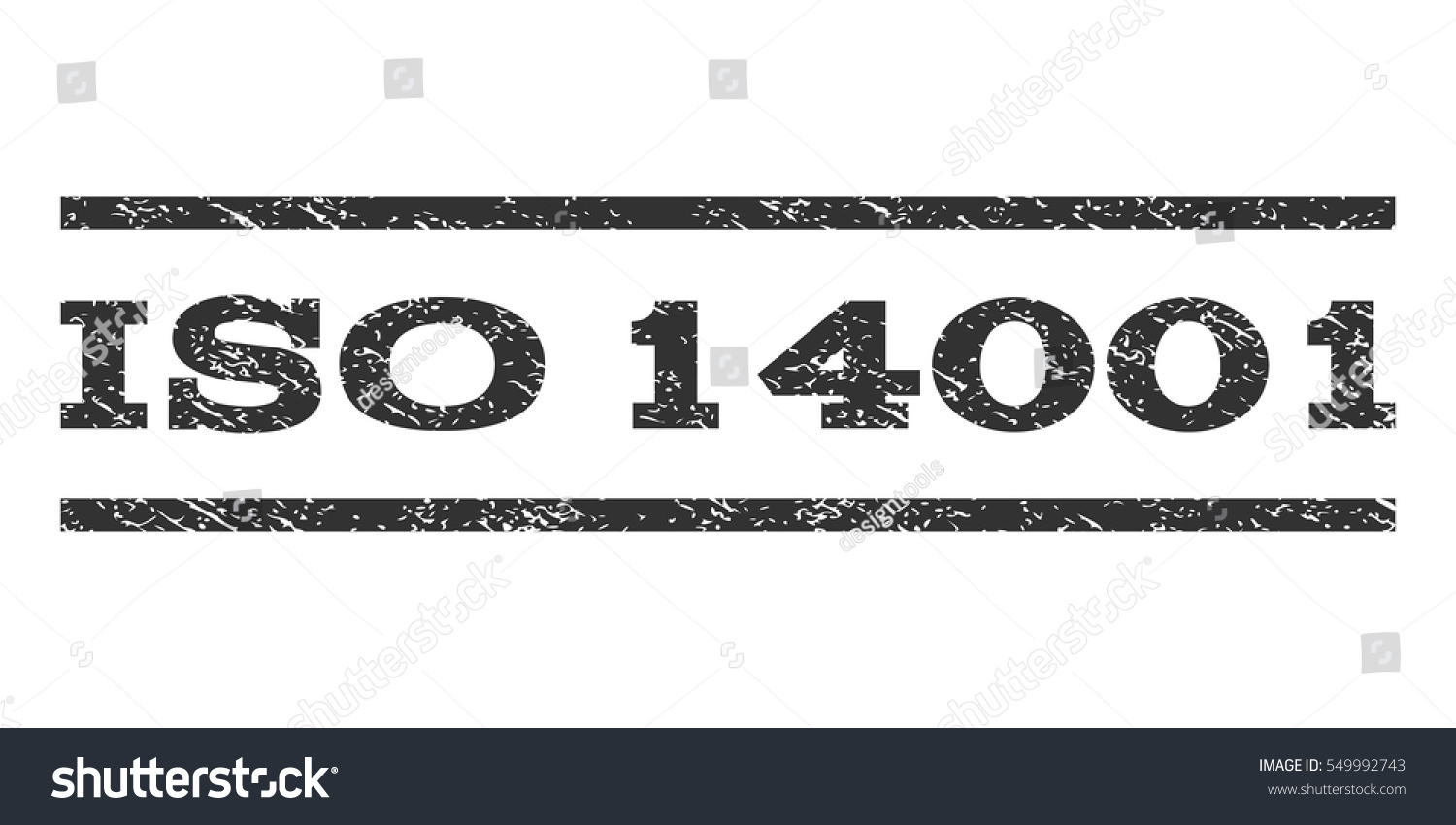 Iso Watermark Stamp Text Caption Vector De Stock Libre De