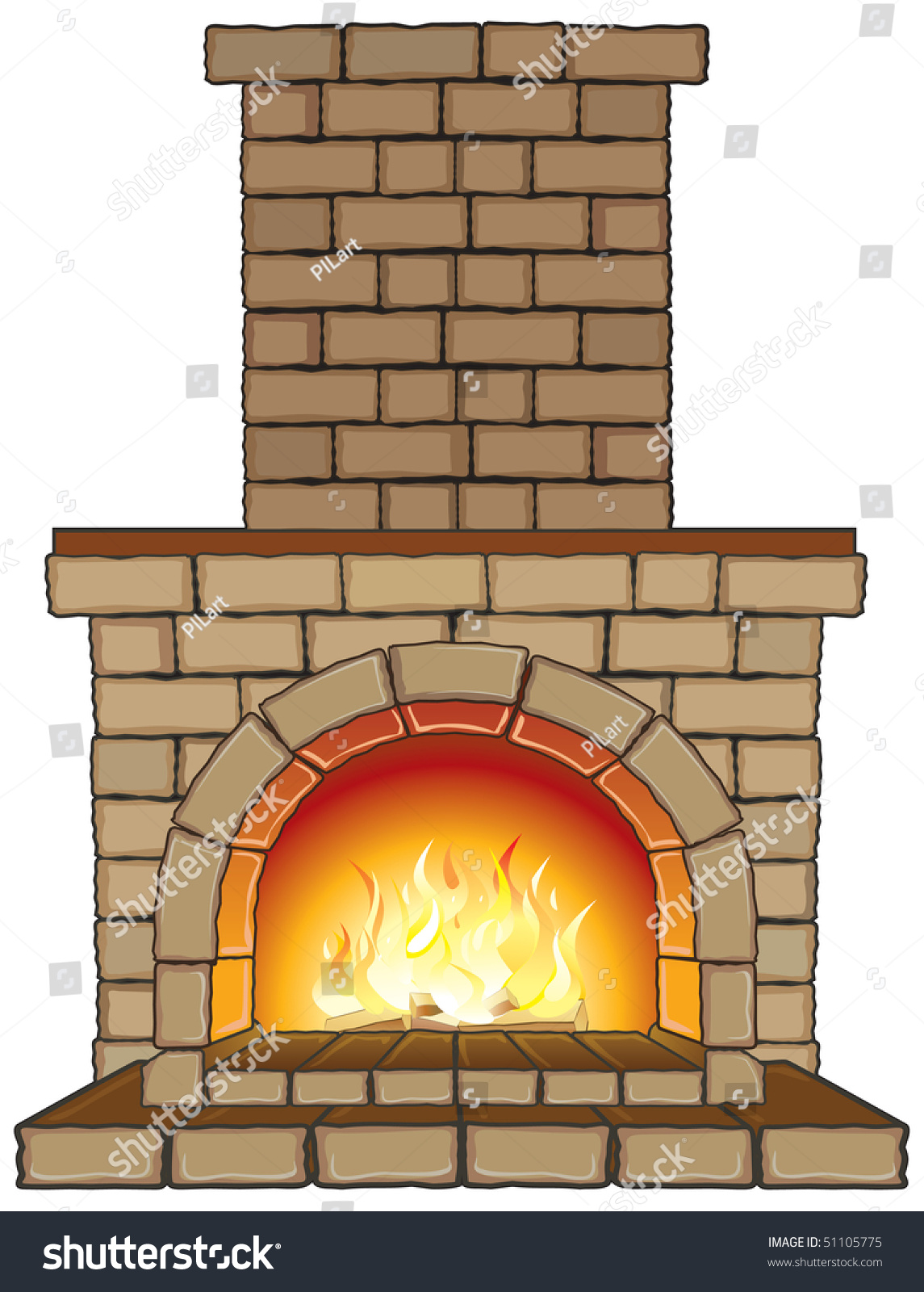 fireplace clipart - photo #18