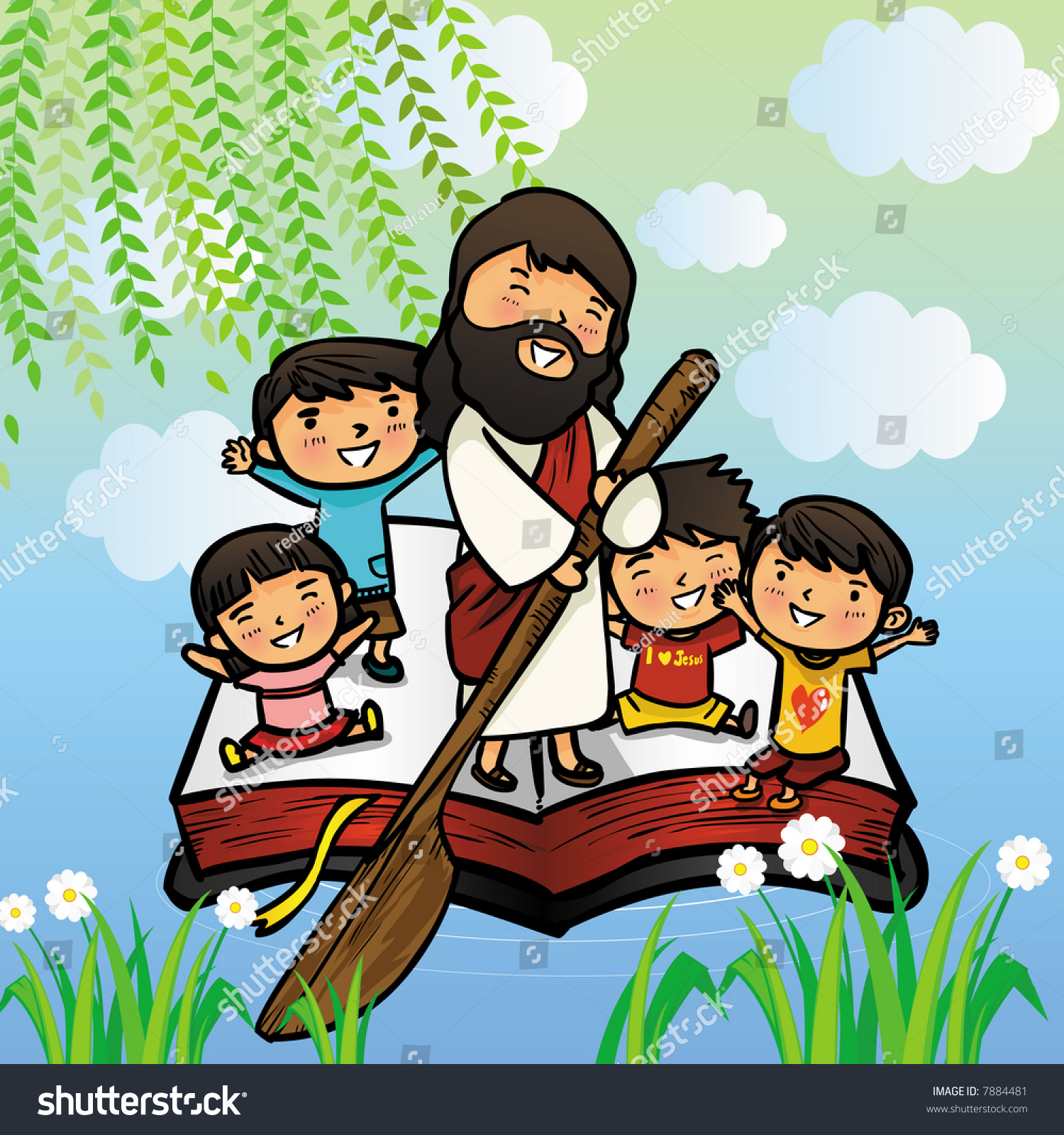 jesus in a boat clipart - photo #12