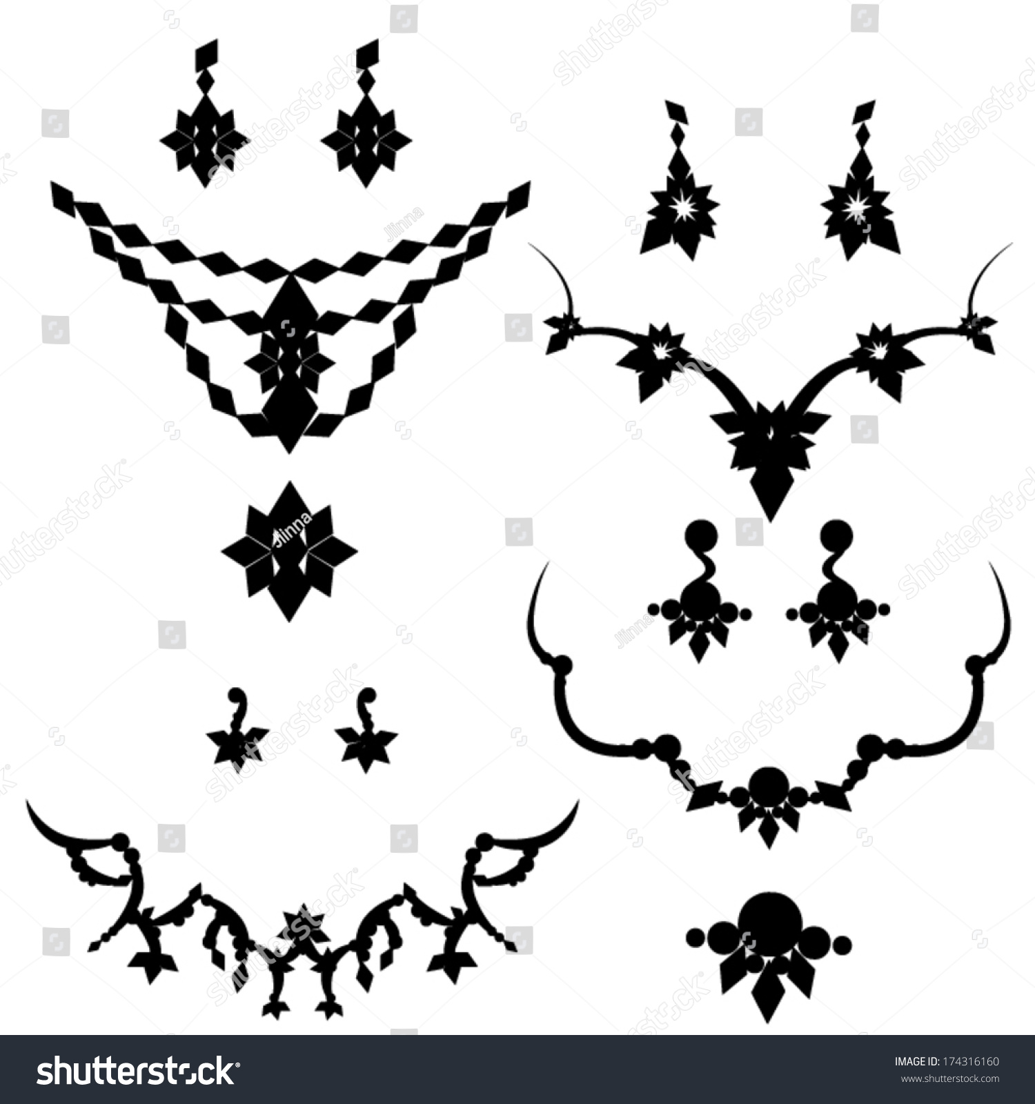 jewelry silhouette clip art - photo #38