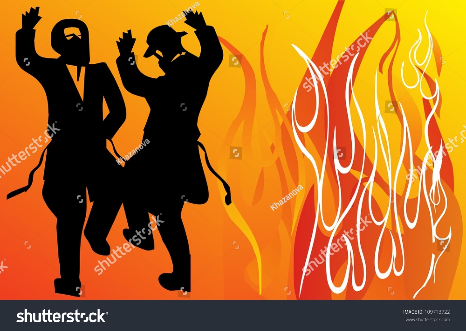 Jewish Holiday Lag B'Omer Stock Vector Illustration 109713722 ...