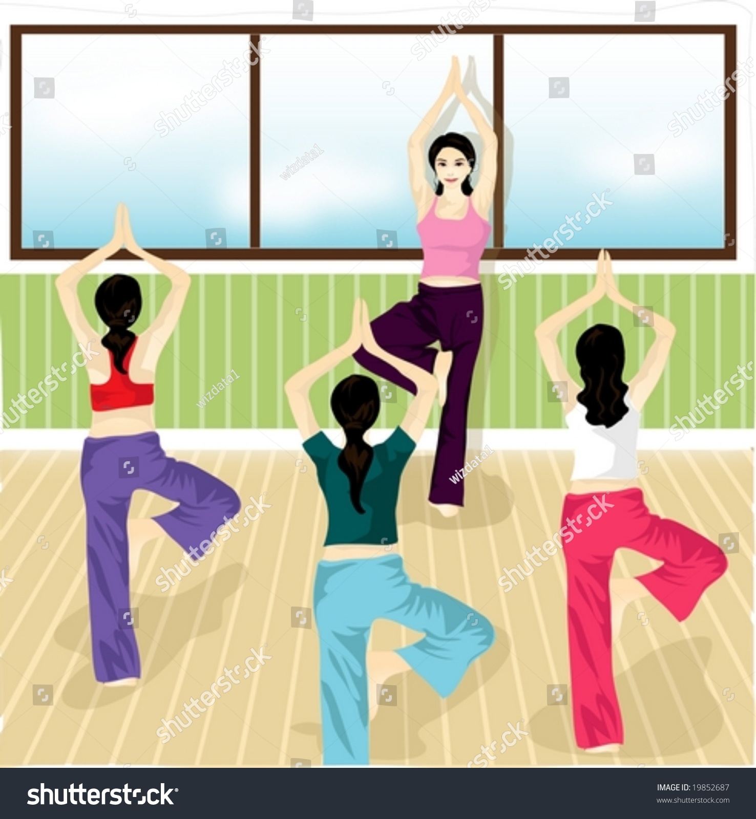 yoga class clipart - photo #24
