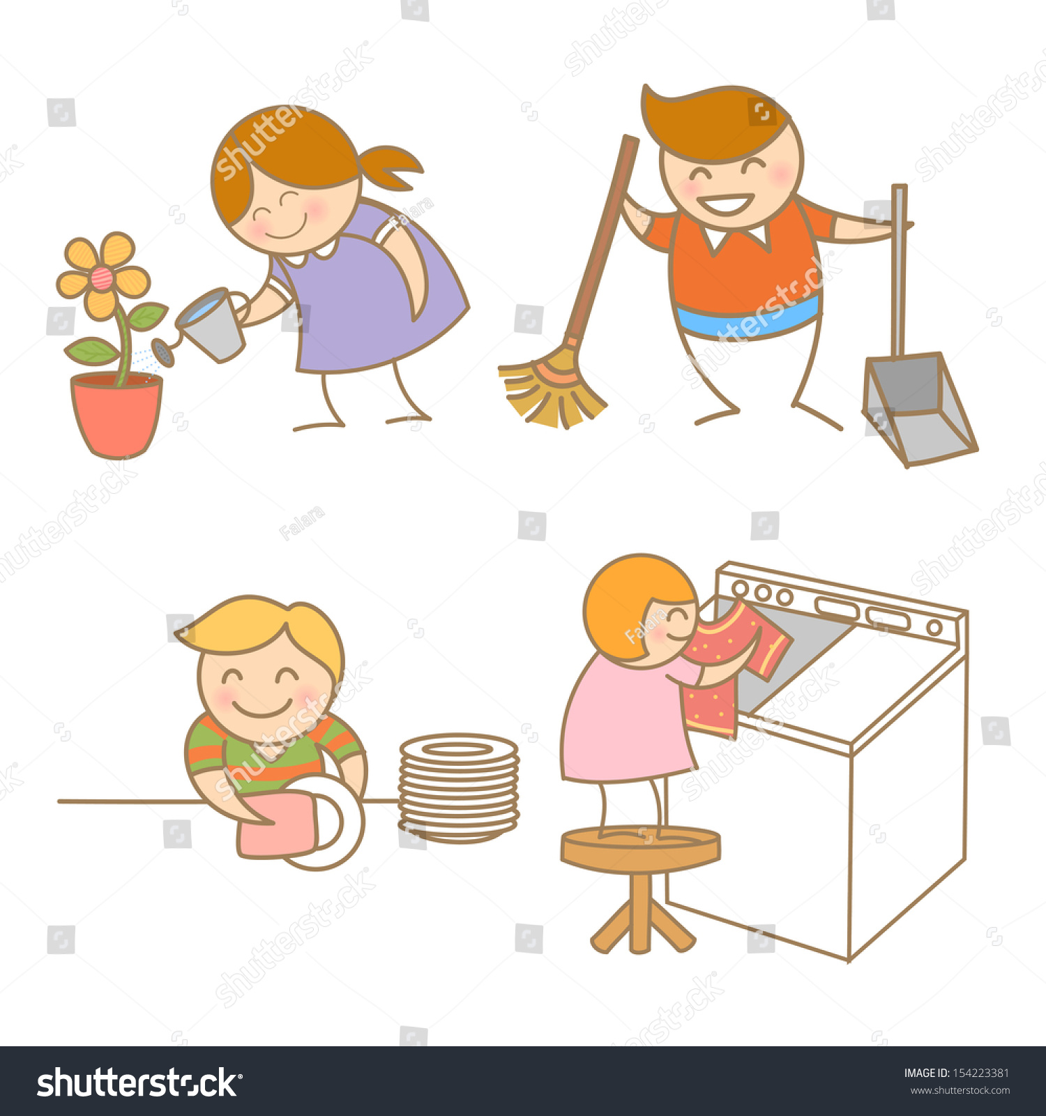 clipart man doing housework - photo #4