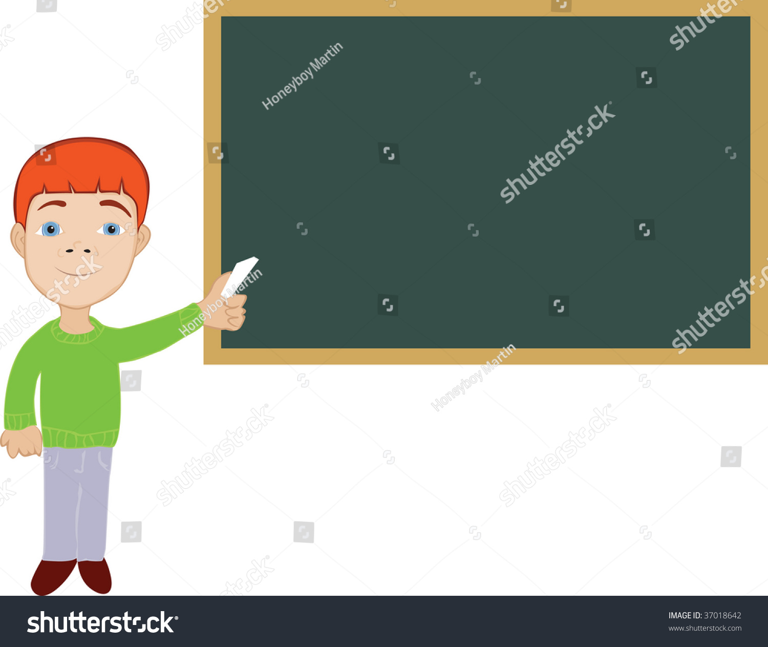 Kid Presentation Stock Vector Illustration 37018642 : Shutterstock