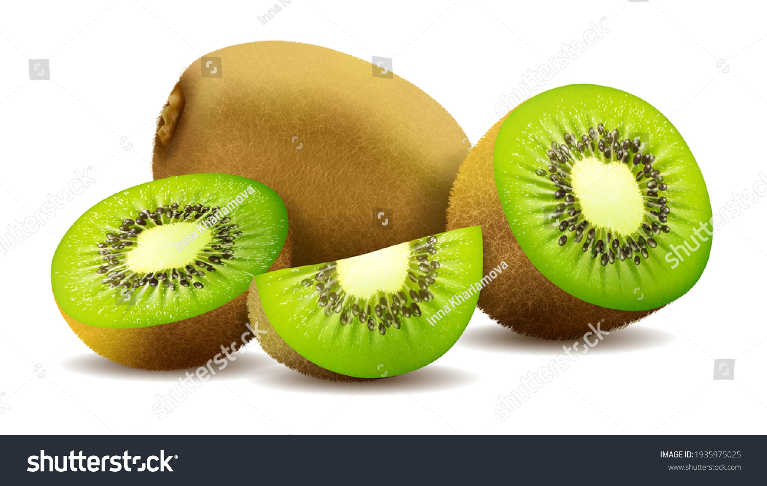 Vectores De Kiwi Fruit Vectores Im Genes Y Arte Vectorial De Stock Shutterstock