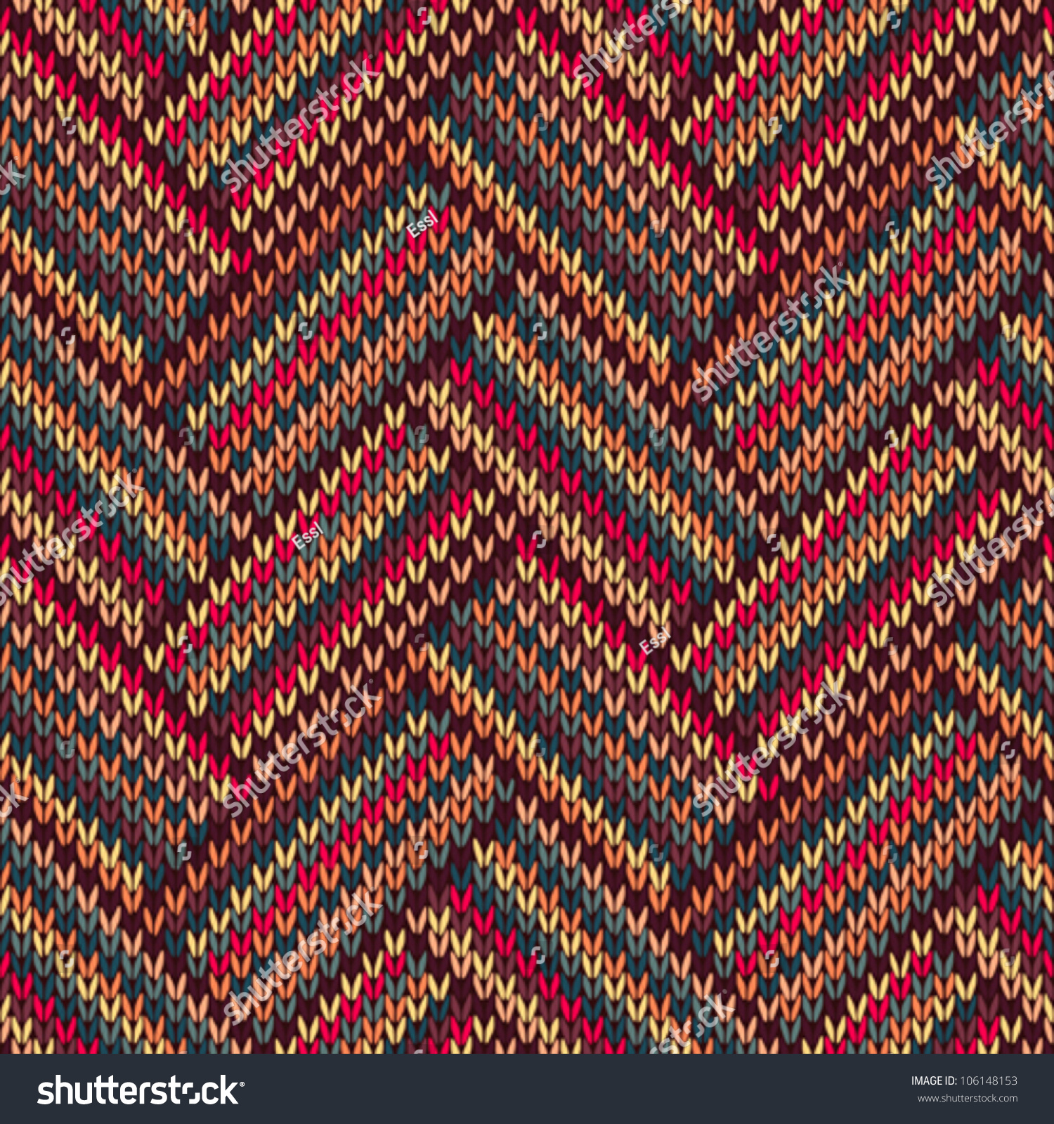 Knit Seamless Jacquard Ornament Texture Knit Woolen Seamless Jacquard Ornament Texture Fabric