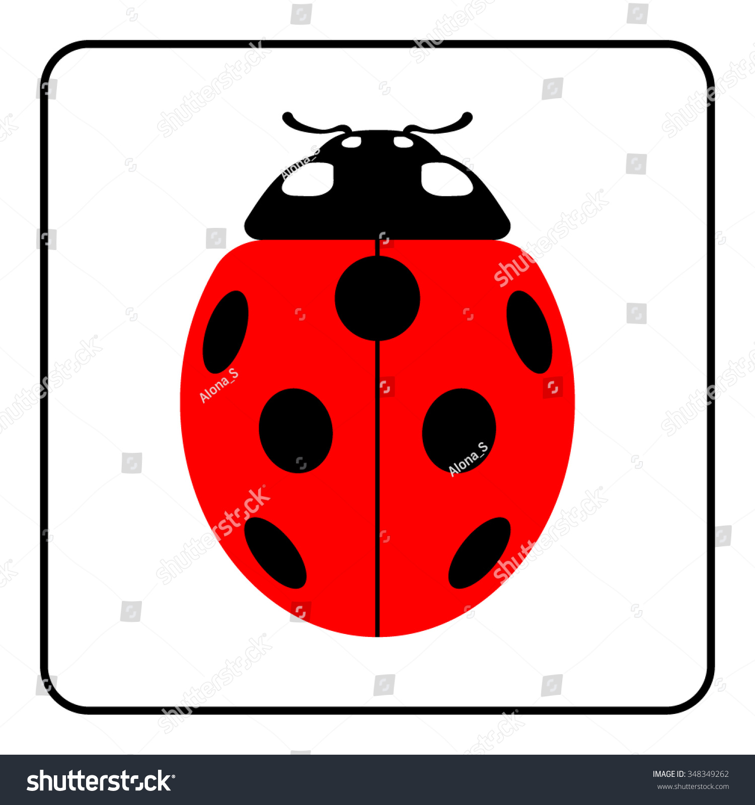 ladybug frame clipart - photo #21