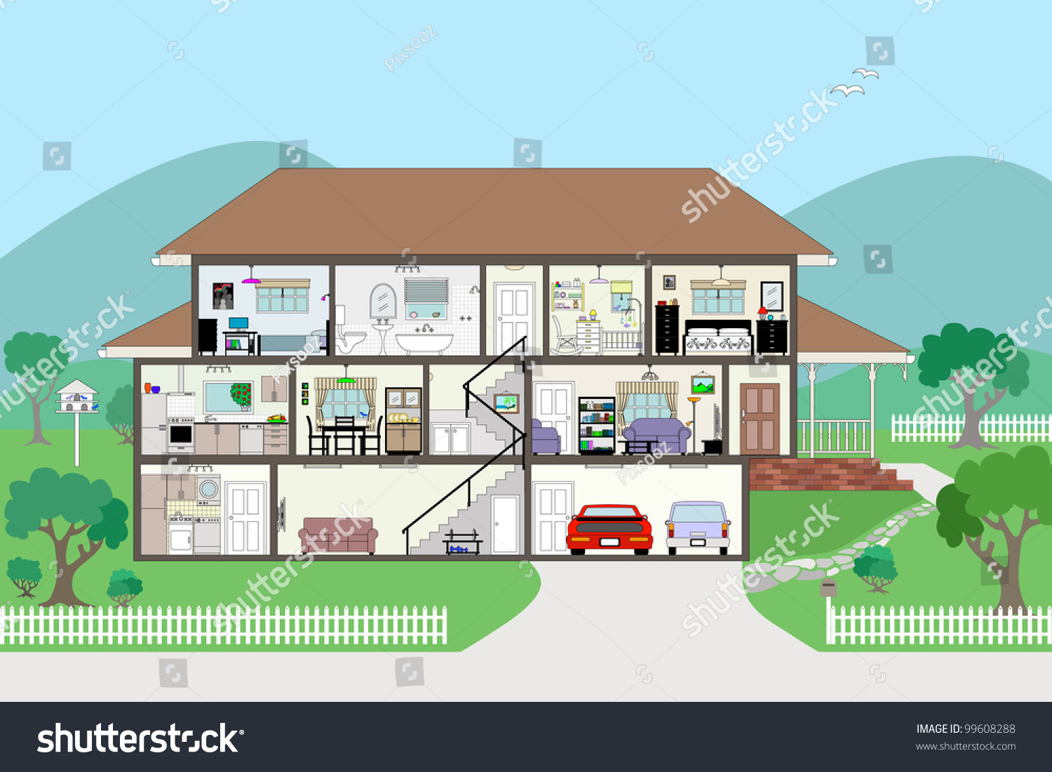 house side view clipart - photo #8