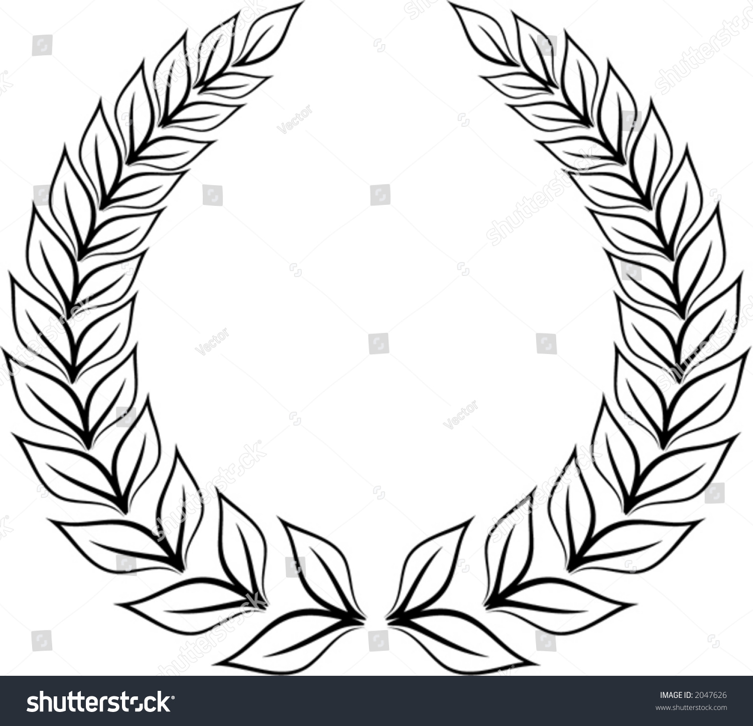 Laurel Wreath Vector Shutterstock