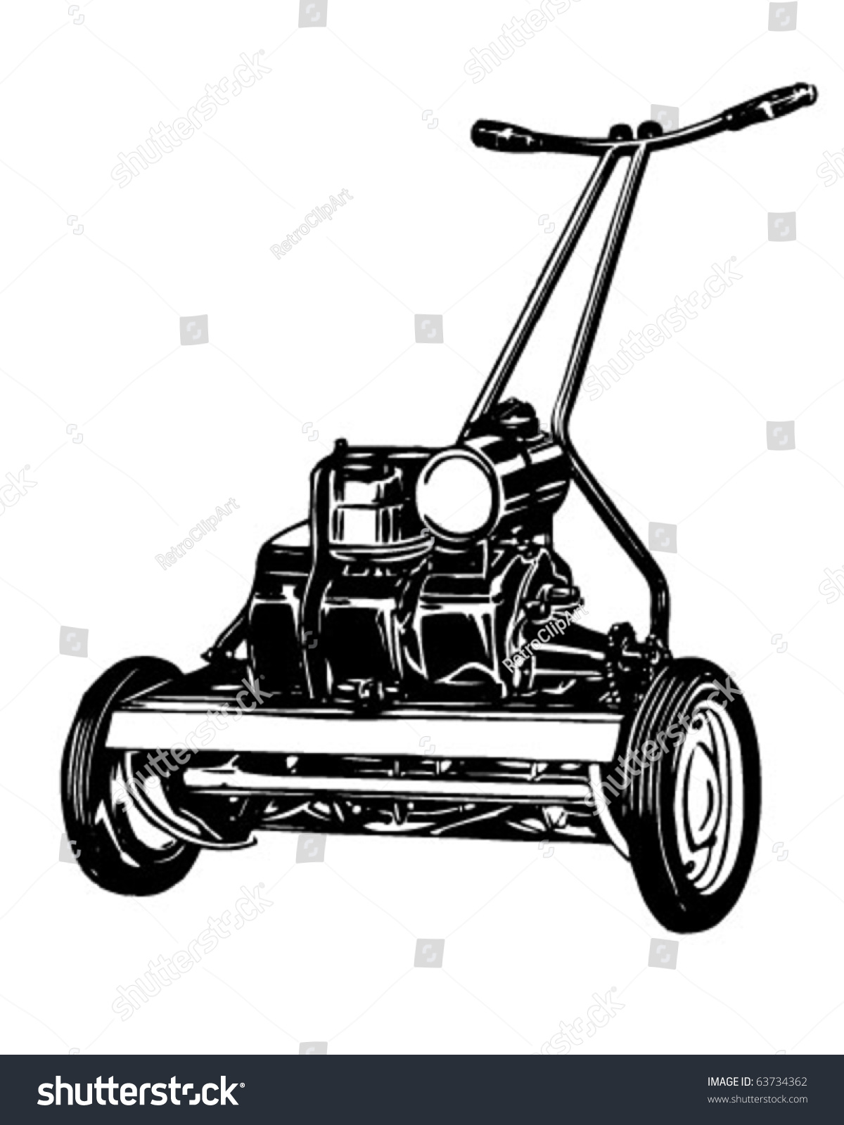 lawn mower clipart free vector - photo #45