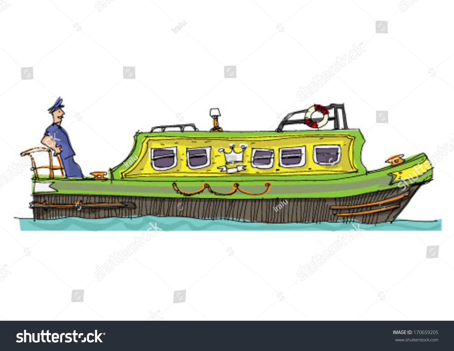 clipart canal boat - photo #18