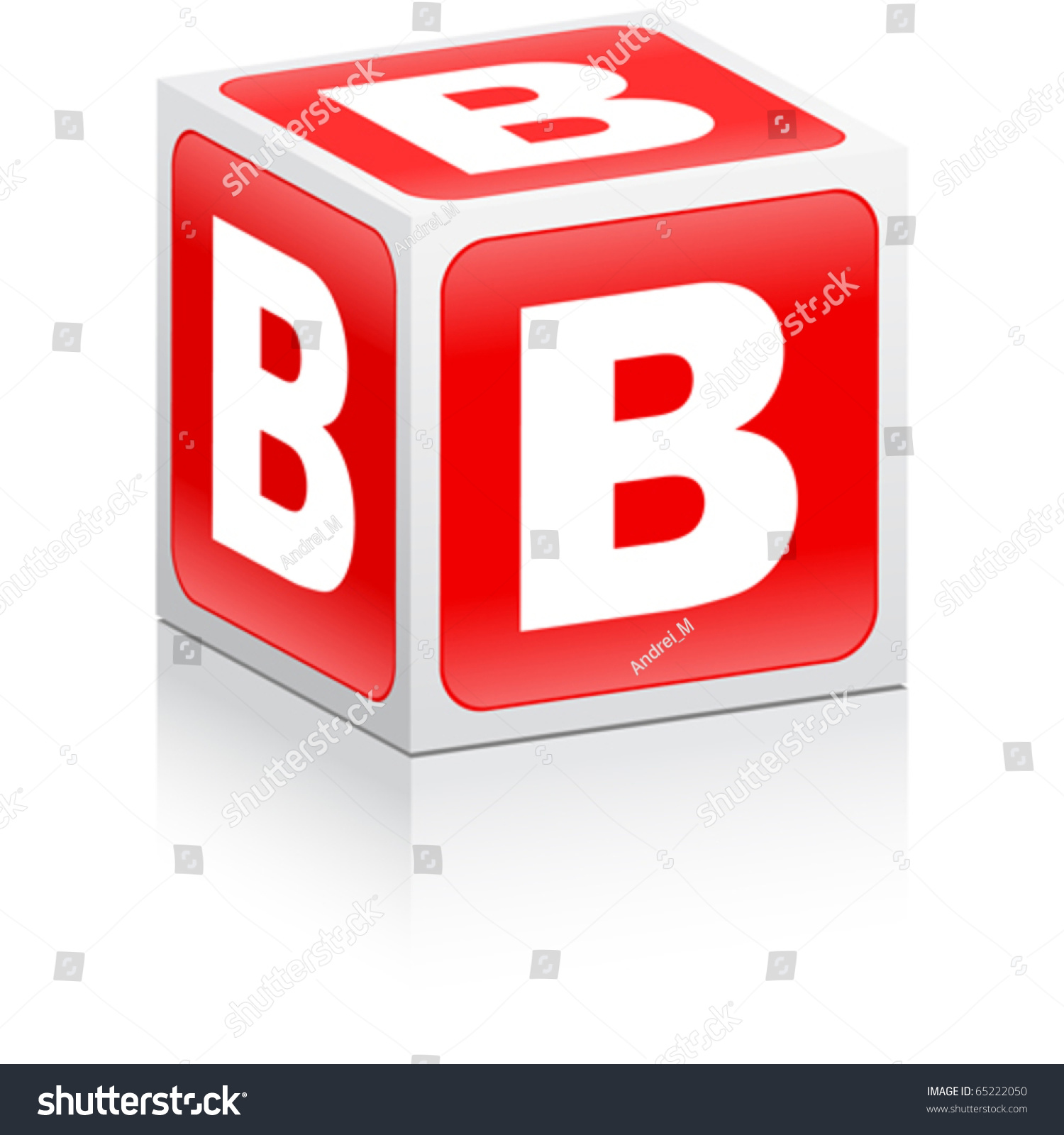 Letter B Stock Vector Illustration 65222050 : Shutterstock