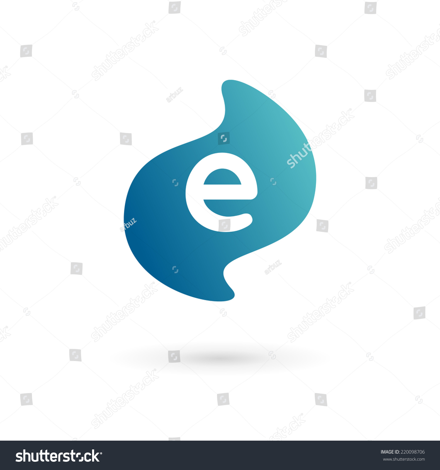Letter E Logo Icon Stock Vector 220098706 : Shutterstock