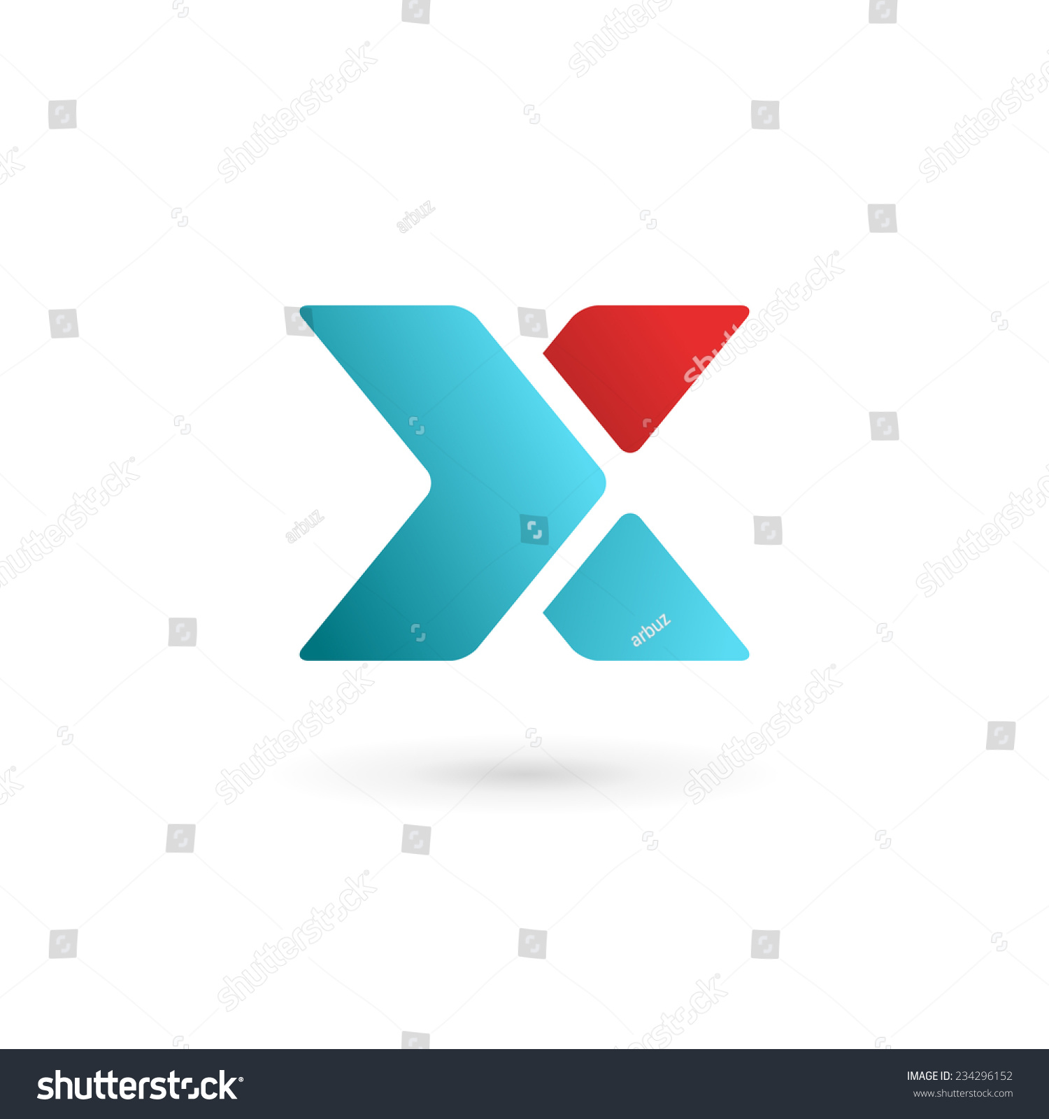 Letter X Logo Icon Design Template Stock Vector 234296152 ...