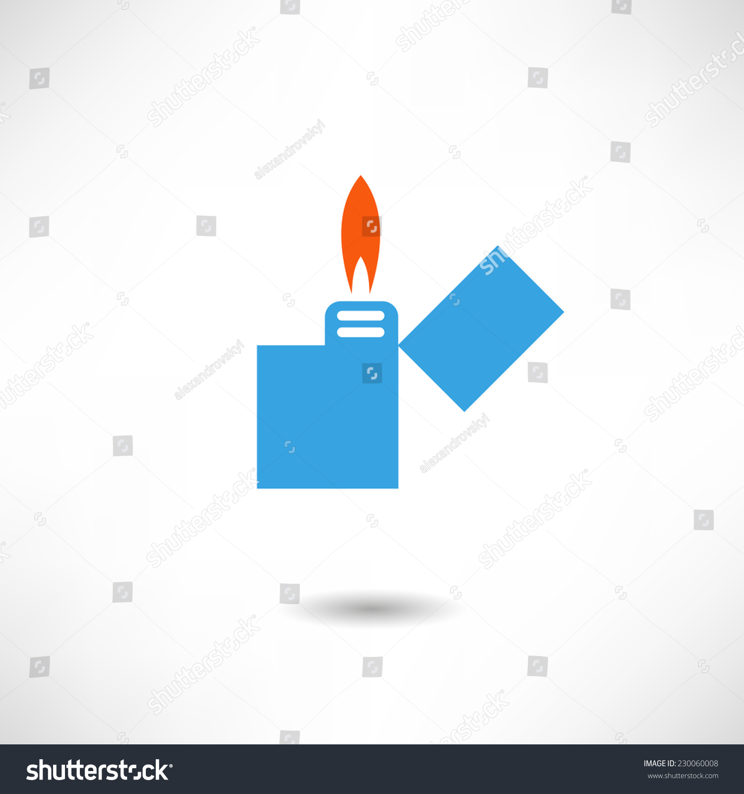 Lighter Icon Stock Vector 230060008 - Shutterstock