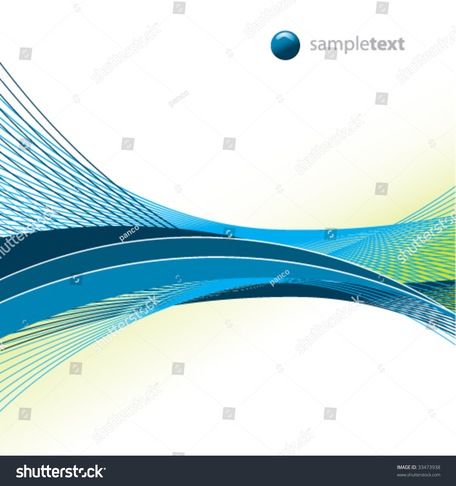 Lined Abstract Vector Background - 33473938 : Shutterstock