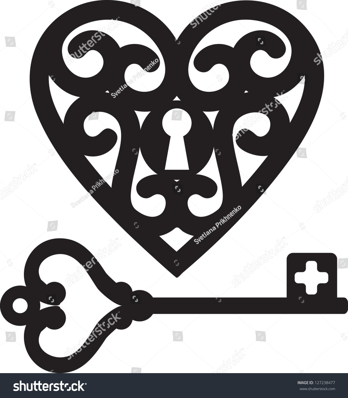 free heart key clipart - photo #37