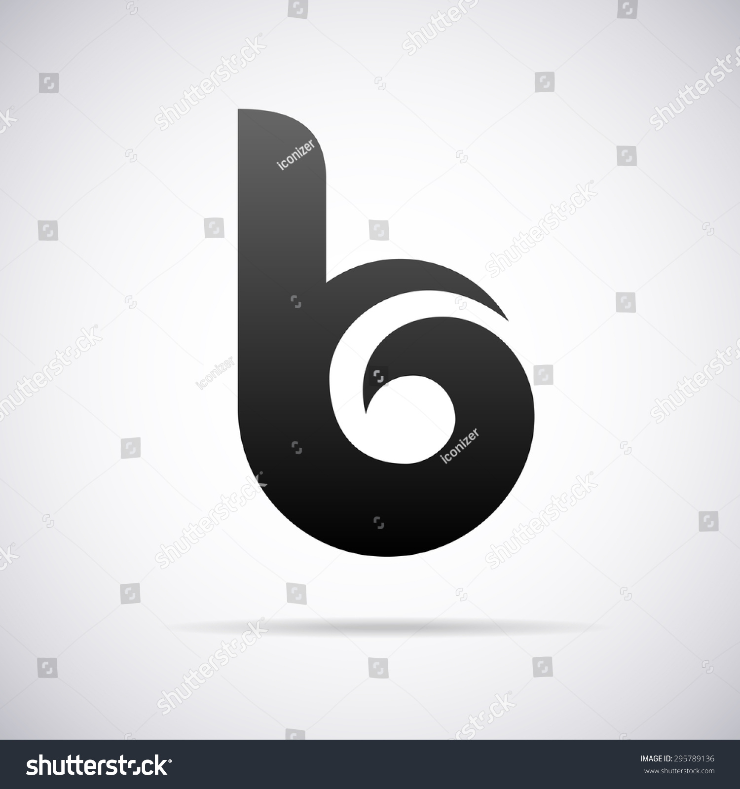 Logo For Letter B. Design Template Stock Vector Illustration 295789136 ...