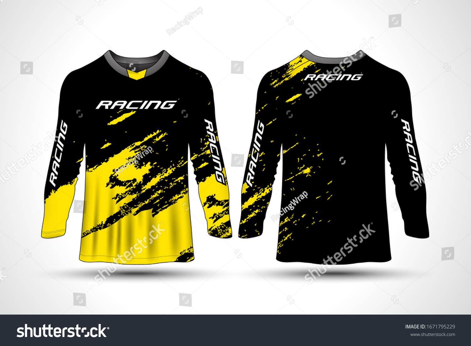 7 182 Template Jersey Motocross Images Stock Photos Vectors