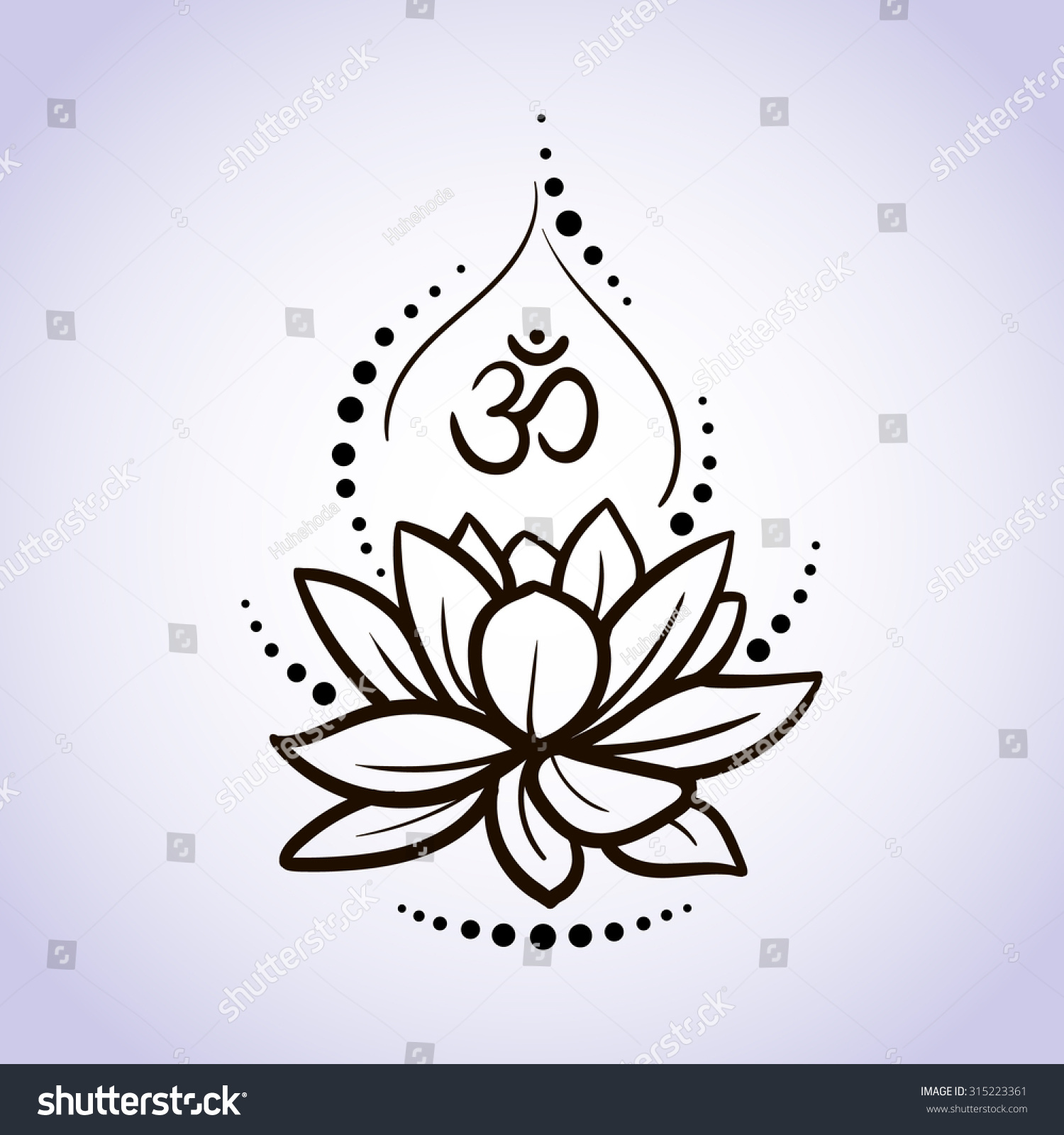 lotus flower pattern line on isolated background logo for lotus flower pattern line on isolated background logo for