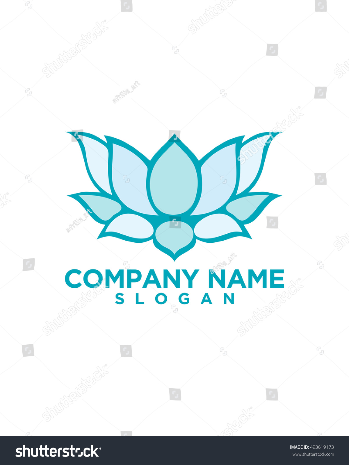 Lotus Flowers Vector - 493619173 : Shutterstock