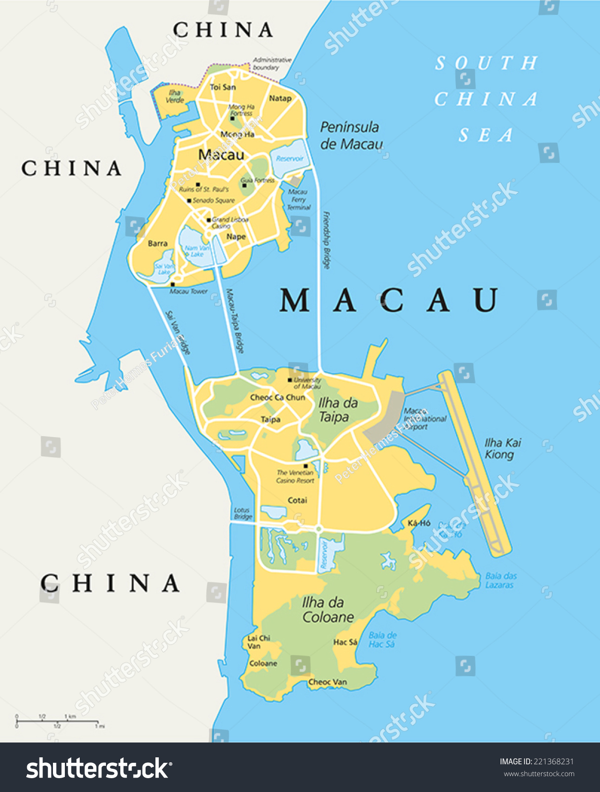 China gambling island