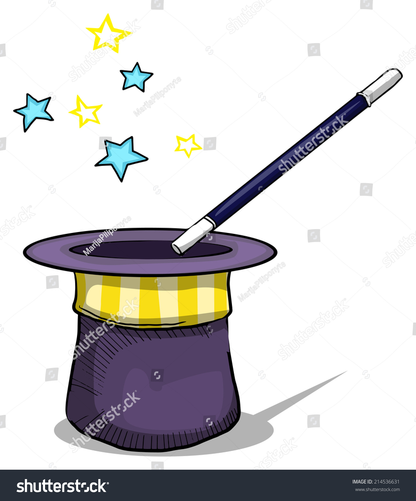 free clipart magic hat and wand - photo #46