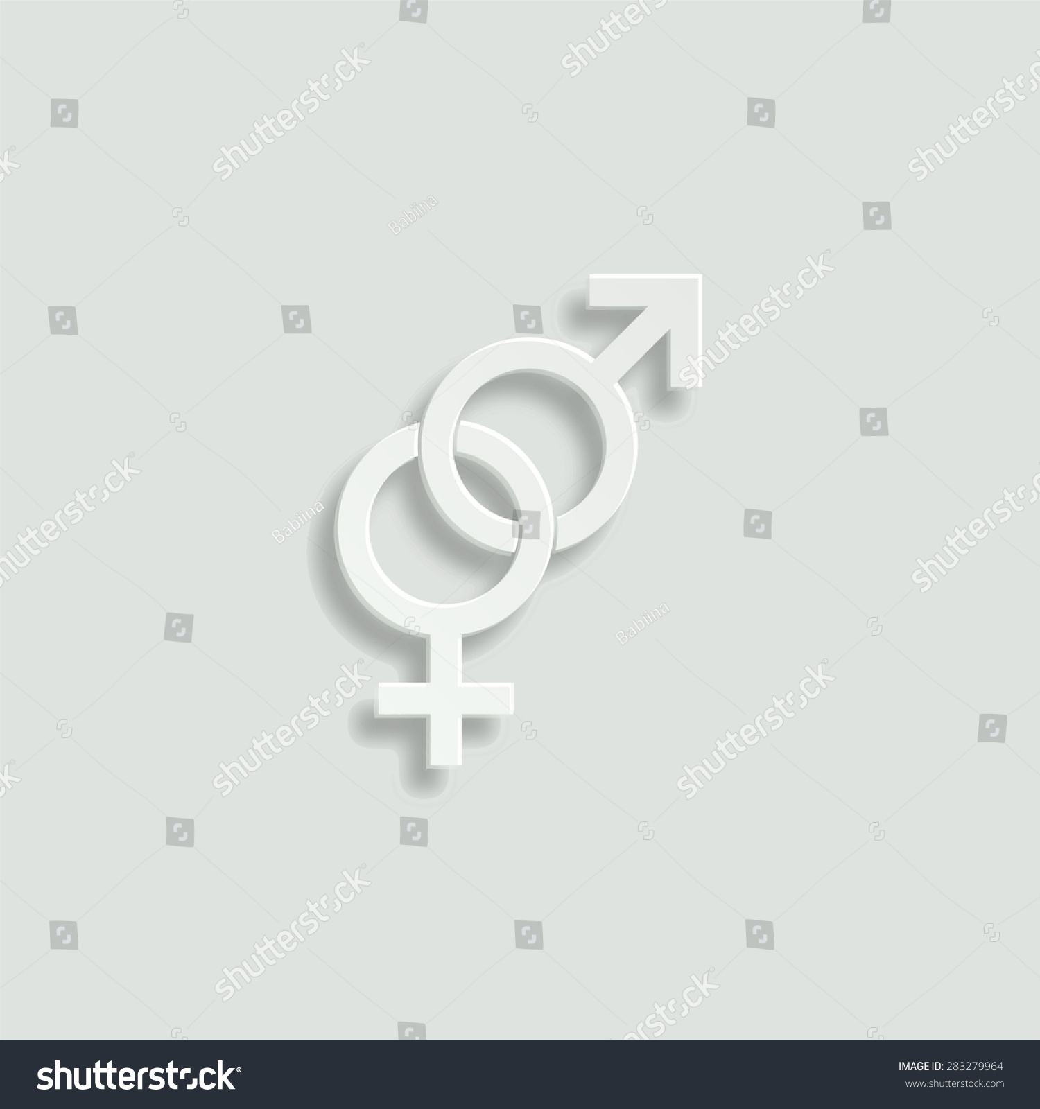 Male Female Sex Symbol Vector Icon Stock Vector Royalty Free