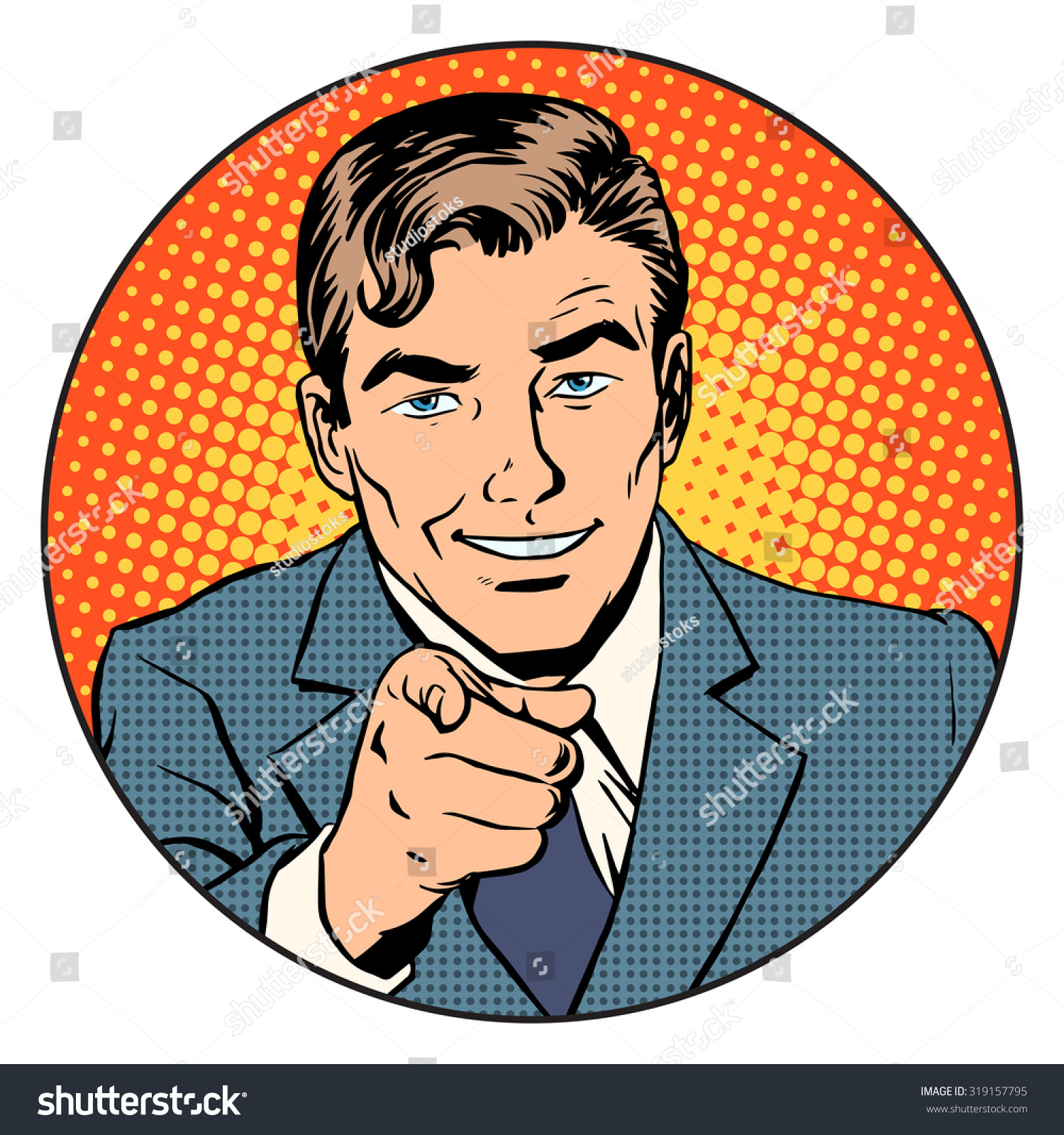 man pointing clipart - photo #50