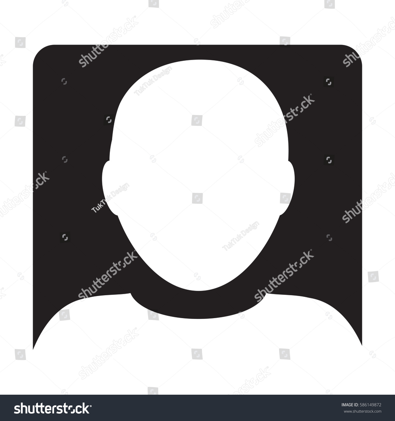 Man User Icon Person Profile Avatar Stock Vector Royalty Free