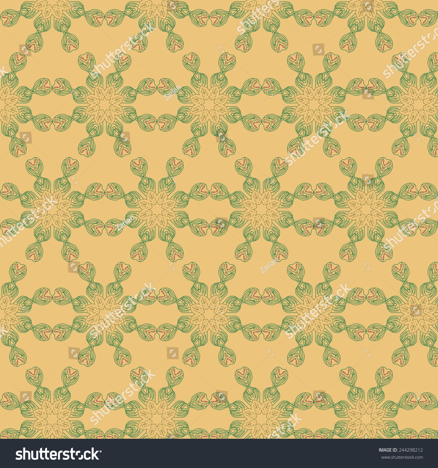 Mandala vector ornament Red and green colors Graphic template for your design Mandala vector ornament Red and green colors Graphic template for your design
